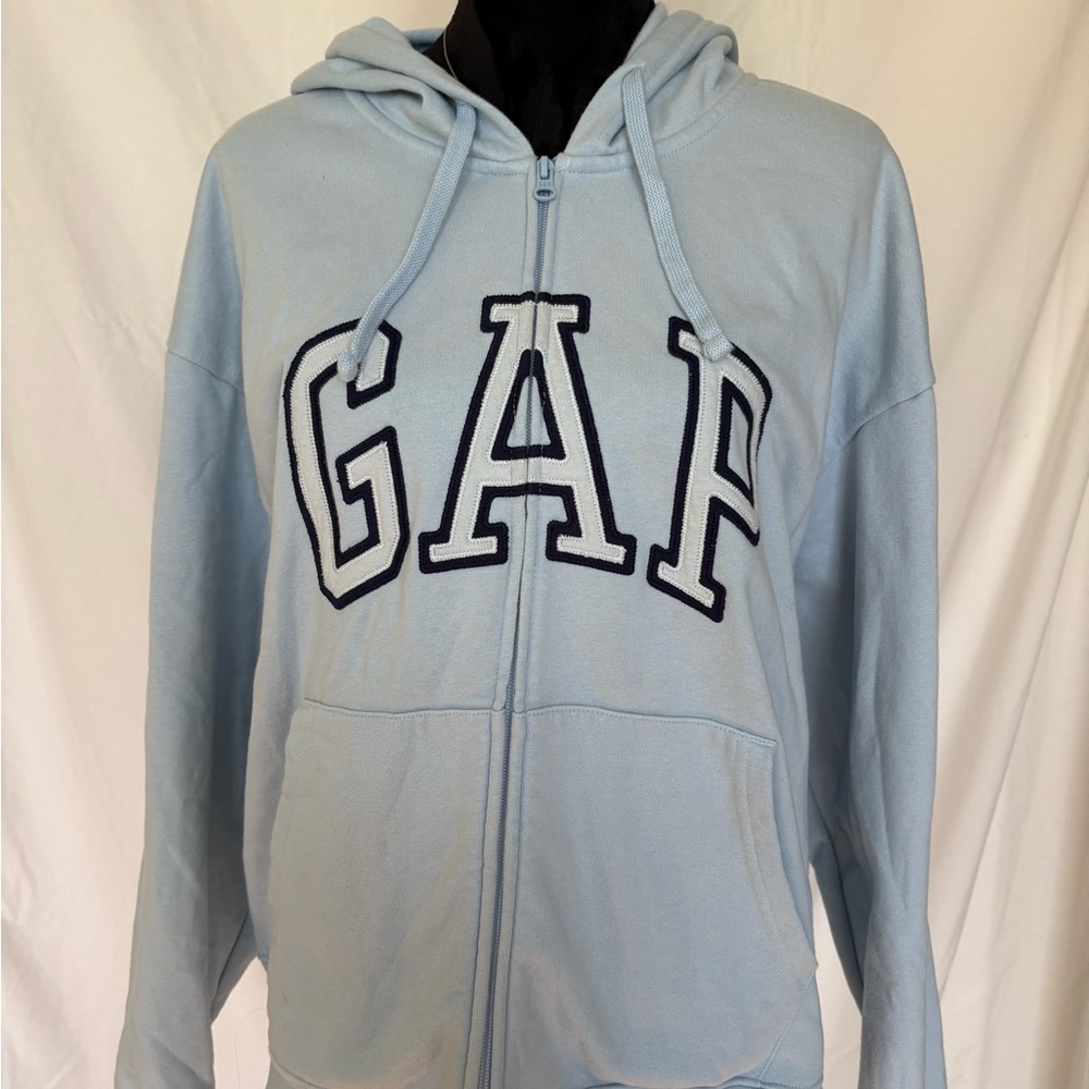 GAP Sky Blue Zip-Up Hoodie
